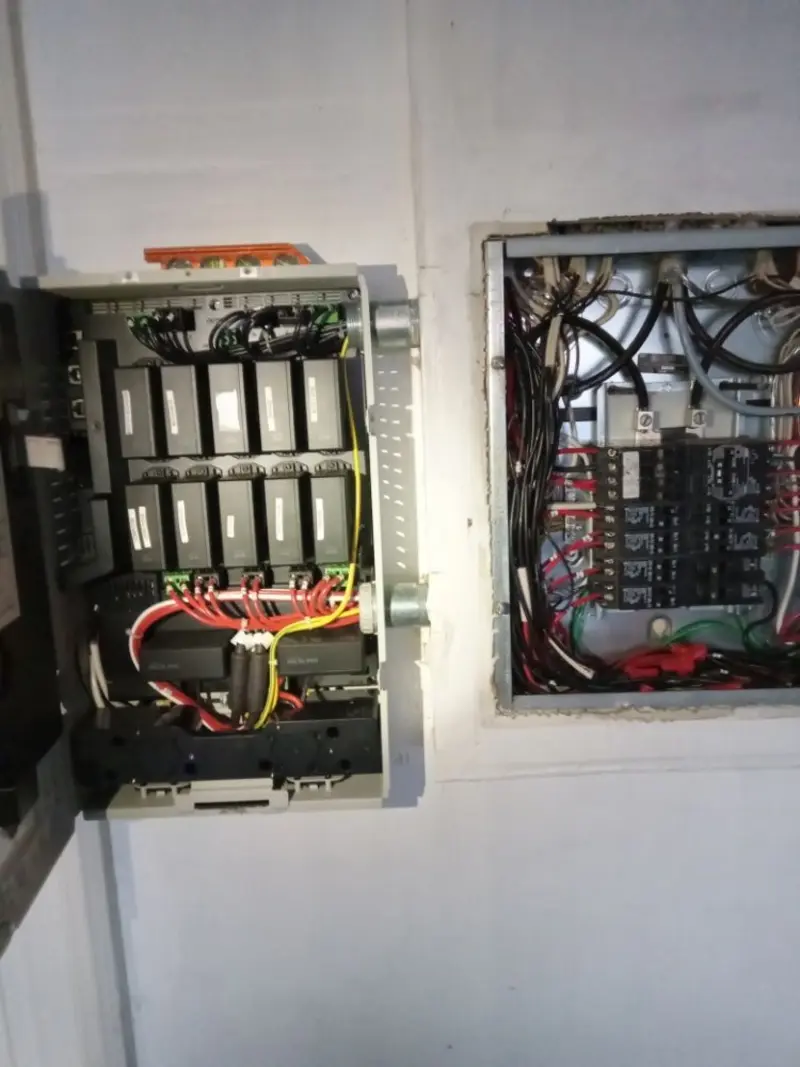 Electrical panel upgrade completed for Security Camera Wiring in Tuscaloosa